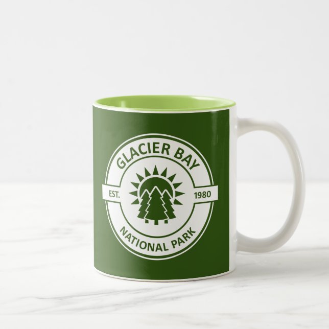 Glacier Bay National Park Two-Tone Coffee Mug (Right)