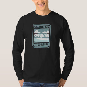 Glacier Bay National Park Vintage Style Badge T-Shirt