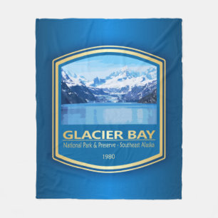 Glacier Bay NP (PF1) Fleece Blanket