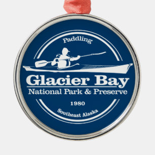 Glacier Bay NP (SK) Metal Tree Decoration