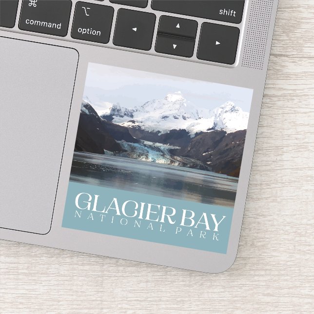 Glacier Bay Sticker, National Park Decal (Detail)