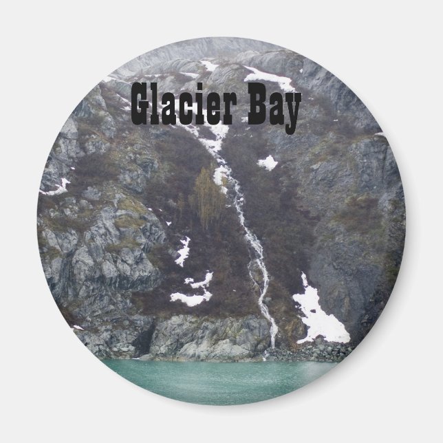 Glacier Bay Waterfall Magnet (Front)