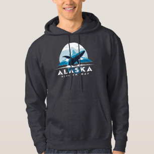 Glacier Bay Whale - Alaska Hoodie