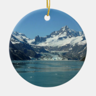 Glacier-Fed Waters of Alaska Ceramic Tree Decoration