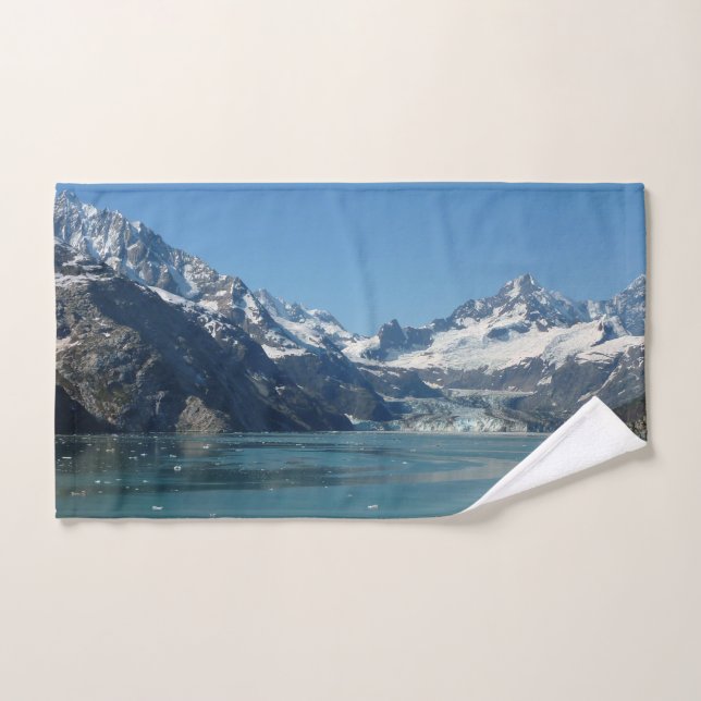 Glacier-Fed Waters of Alaska Hand Towel (Hand Towel)