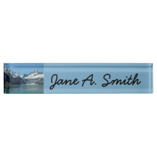 Glacier-Fed Waters of Alaska Nameplate