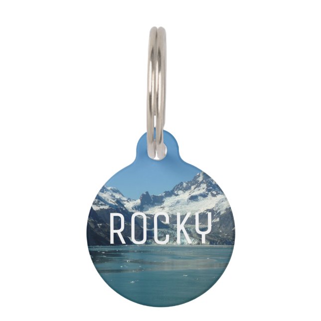 Glacier-Fed Waters of Alaska Pet Tag (Front)