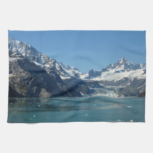 Glacier-Fed Waters of Alaska Tea Towel (Horizontal)