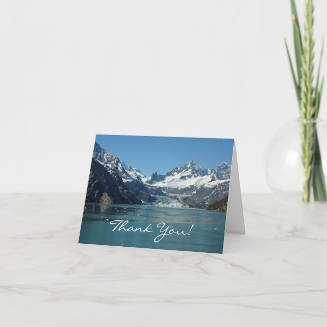 Glacier-Fed Waters of Alaska Thank You Card (Front)