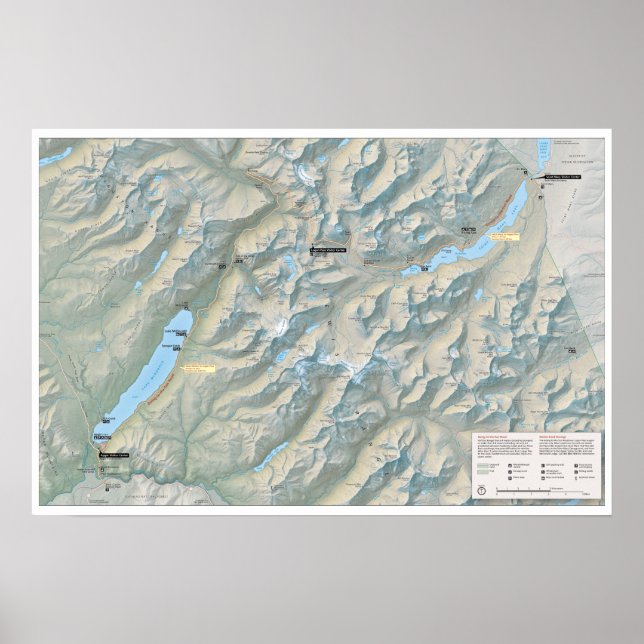 Glacier Going-to-the-Sun Road (Montana) poster (Front)