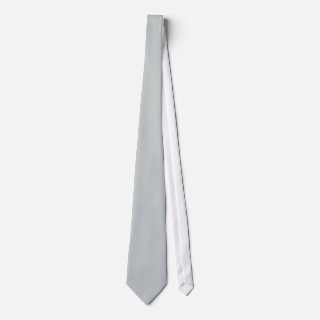 Glacier Grey Grey Trend Colour Background Tie (Front)