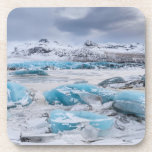 Glacier Ice landscape, Iceland Coaster<br><div class="desc">Svinafellsjoekull Glacier in Vatnajokull during winter. Glacier front and the frozen glacial lake. | Martin Zwick / DanitaDelimont.com</div>