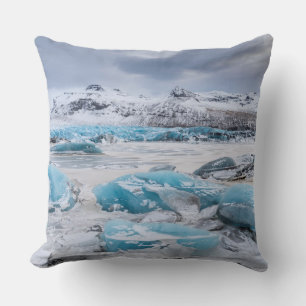 Glacier Ice landscape, Iceland Cushion