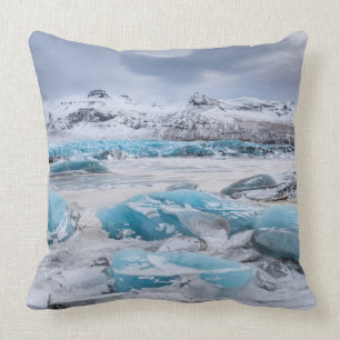 Glacier Ice landscape, Iceland Cushion
