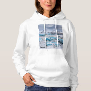Glacier Ice landscape, Iceland Hoodie