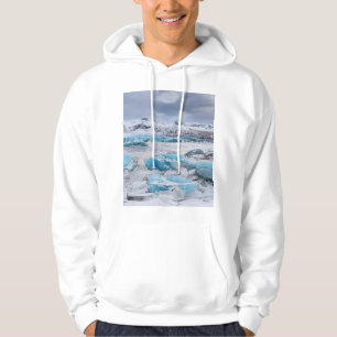 Glacier Ice landscape, Iceland Hoodie