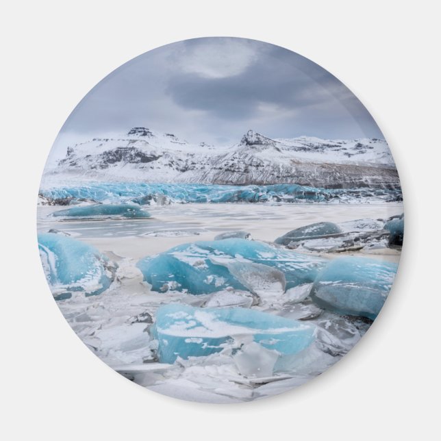 Glacier Ice landscape, Iceland Magnet (Front)