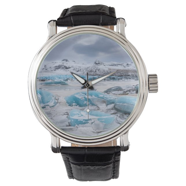 Glacier Ice landscape, Iceland Watch (Front)
