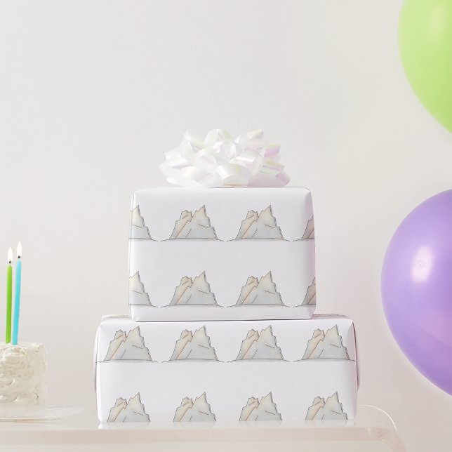 Glacier Iceberg Wrapping Paper (Creator Uploaded)