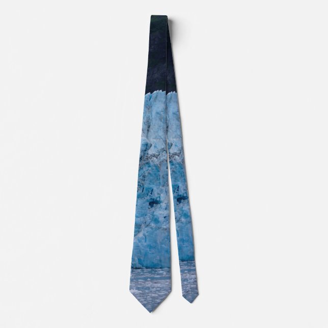 Glacier in Prince William Sound Alaska Neck Tie (Front)