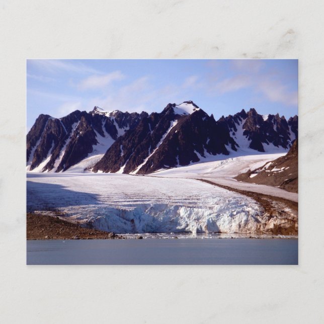 Glacier in Svalbard, (Spitsbergen) Postcard (Front)