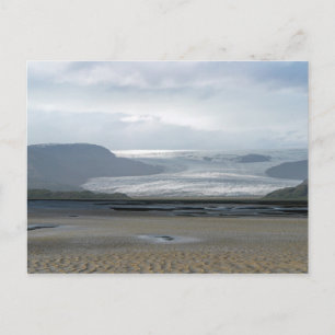 Glacier in Vatnajokull National Park - Iceland Postcard