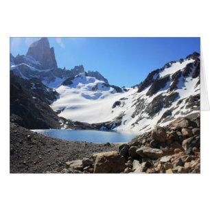 Glacier Lake Near Mount Fitz Roy