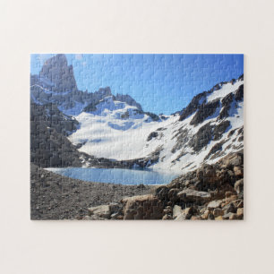 Glacier Lake Near Mount Fitz Roy Jigsaw Puzzle