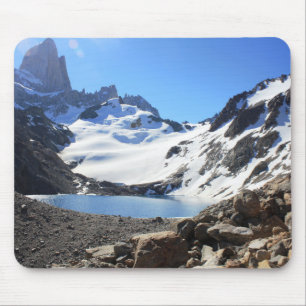 Glacier Lake Near Mount Fitz Roy Mouse Mat