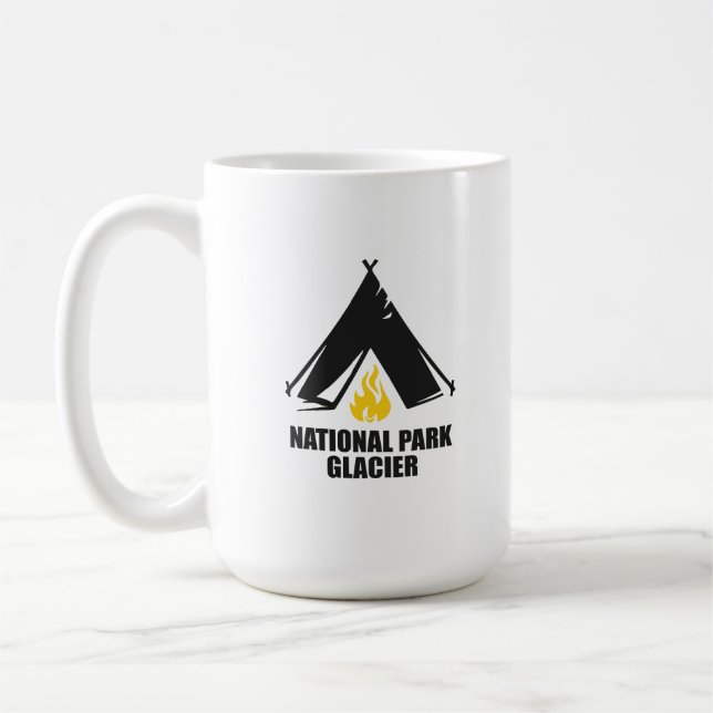 Glacier - Montana Coffee Mug (Left)