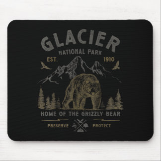 Glacier Montana National Parks Outdoors Nature Mouse Mat