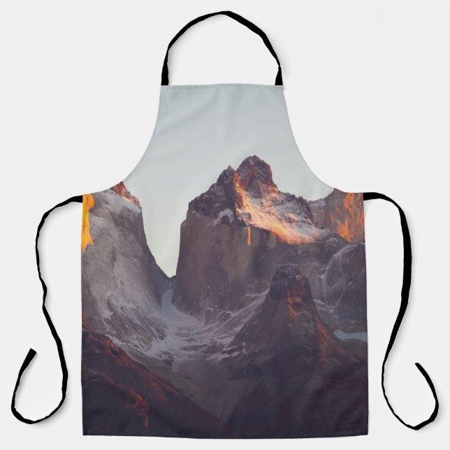 GLACIER MOUNTAINS DURING DAY APRON (Front)