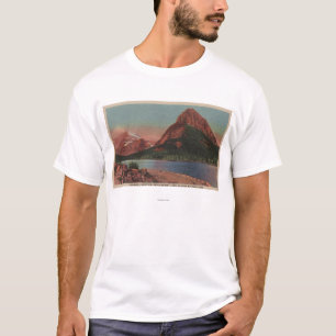 Glacier, MT - View of Grinnell Mt. & Swiftcurren T-Shirt
