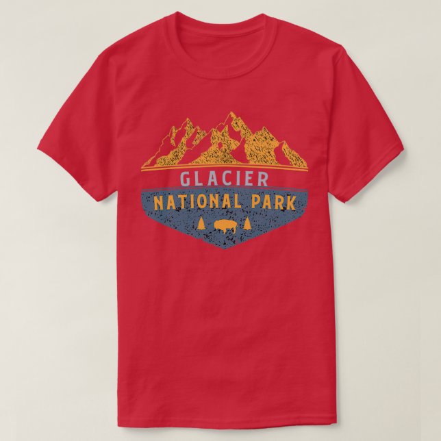 Glacier national park 3 T-Shirt (Design Front)