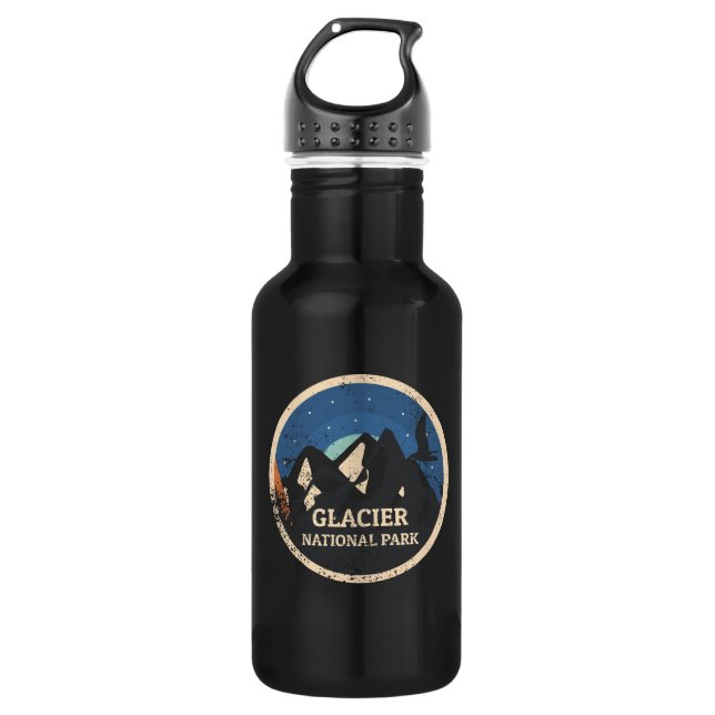 Glacier National Park 532 Ml Water Bottle (Front)