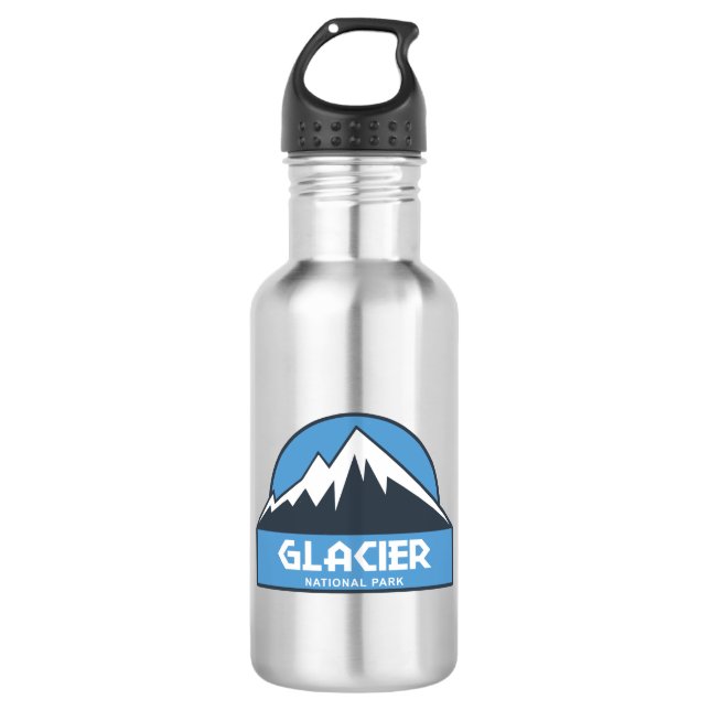 Glacier National Park 532 Ml Water Bottle (Front)