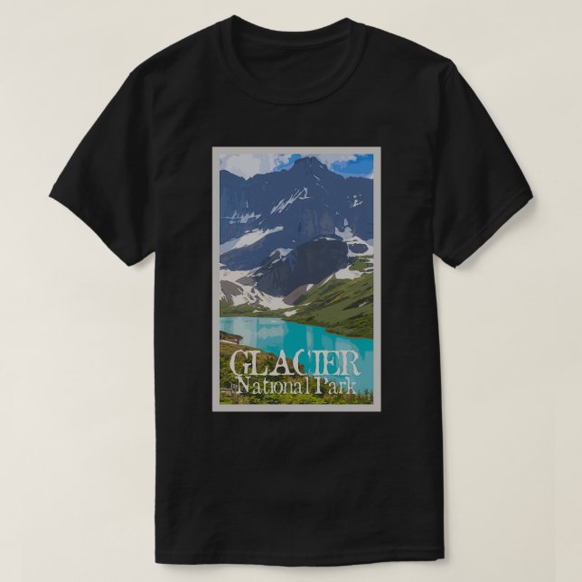 Glacier National Park 69 T-Shirt (Design Front)