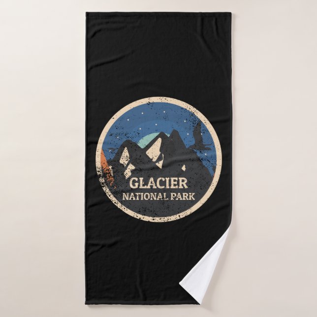 Glacier National Park Bath Towel (Bath Towel)