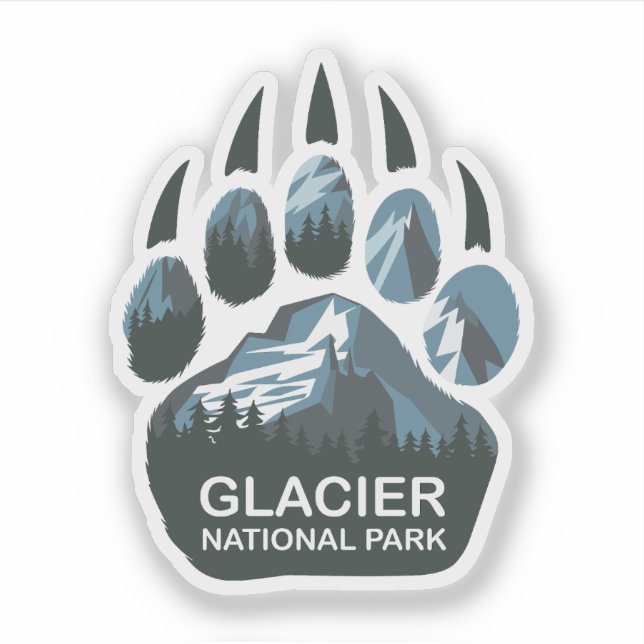 Glacier National Park Bear Paw (Front)