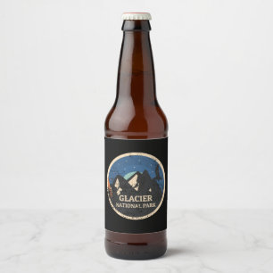 Glacier National Park Beer Bottle Label