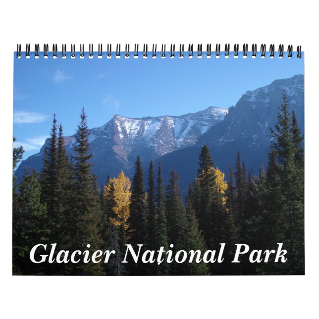 Glacier National Park - Customised Calendar (Cover)