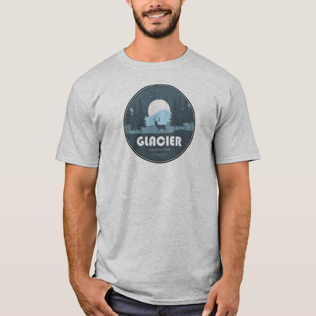 Glacier National Park Deer T-Shirt (Front)