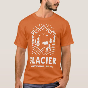Glacier National Park Glacier Horizon Odyssey T-Shirt
