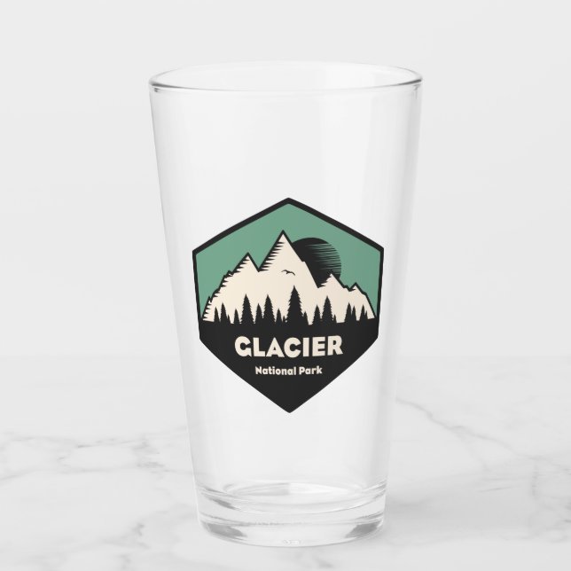 Glacier National Park Glass (Front)