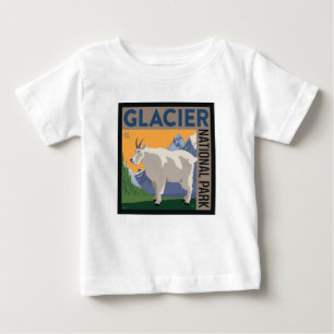 Glacier National Park   Goat Baby T-Shirt