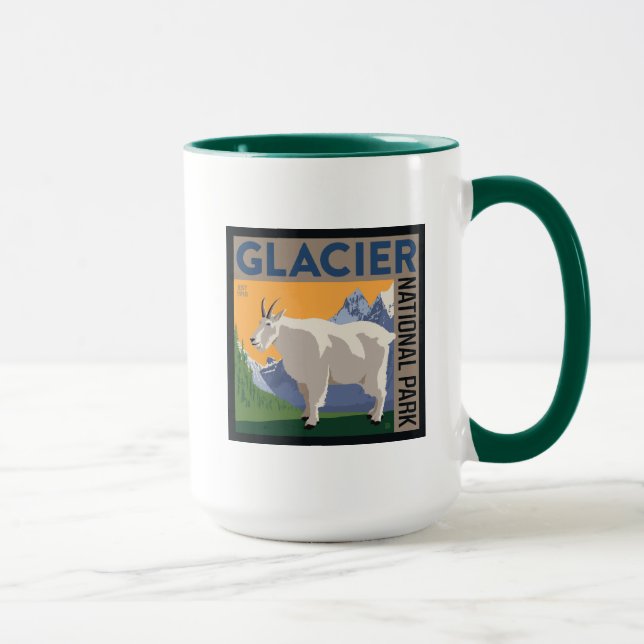 Glacier National Park | Goat Mug (Right)