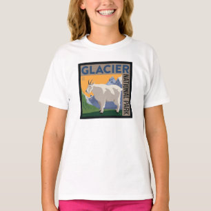 Glacier National Park   Goat T-Shirt