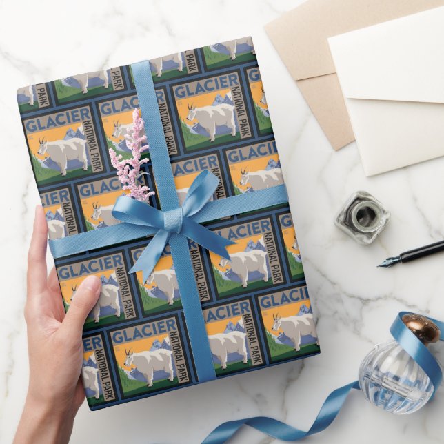 Glacier National Park | Goat Wrapping Paper (Gifting)