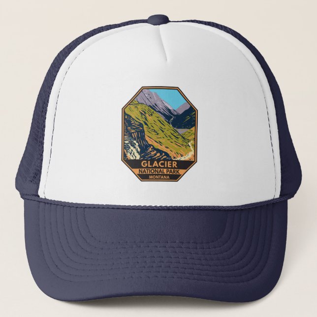 Glacier National Park Going to the Sun Road  Trucker Hat (Front)