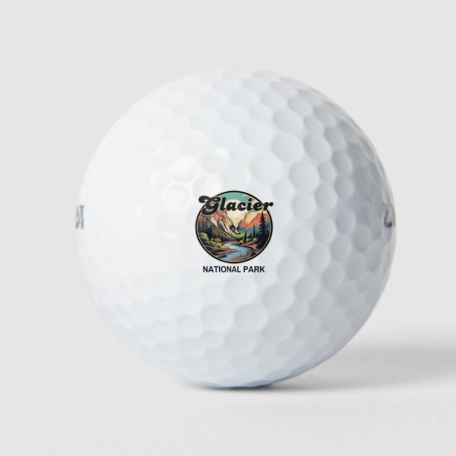 Glacier national park golf balls (Front)